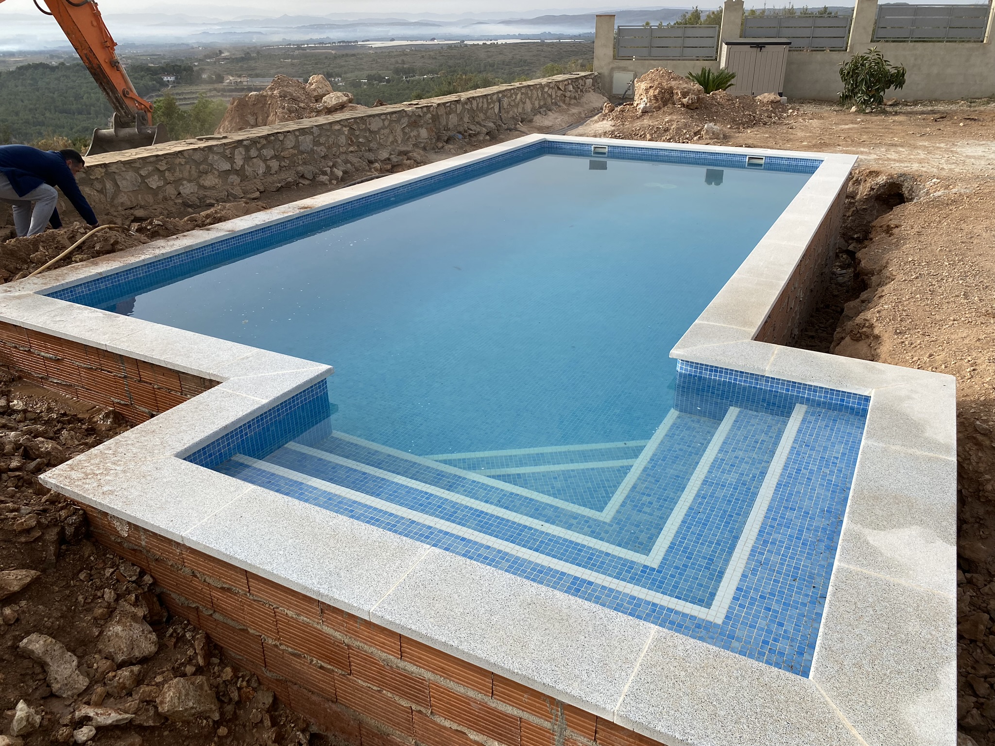 piscina con esquimers